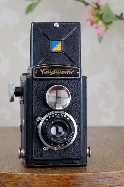 1932 Voigtlander Brillant 6x6 TLR, CLA'd, Freshly Serviced! - Voigtlander- Petrakla Classic Cameras