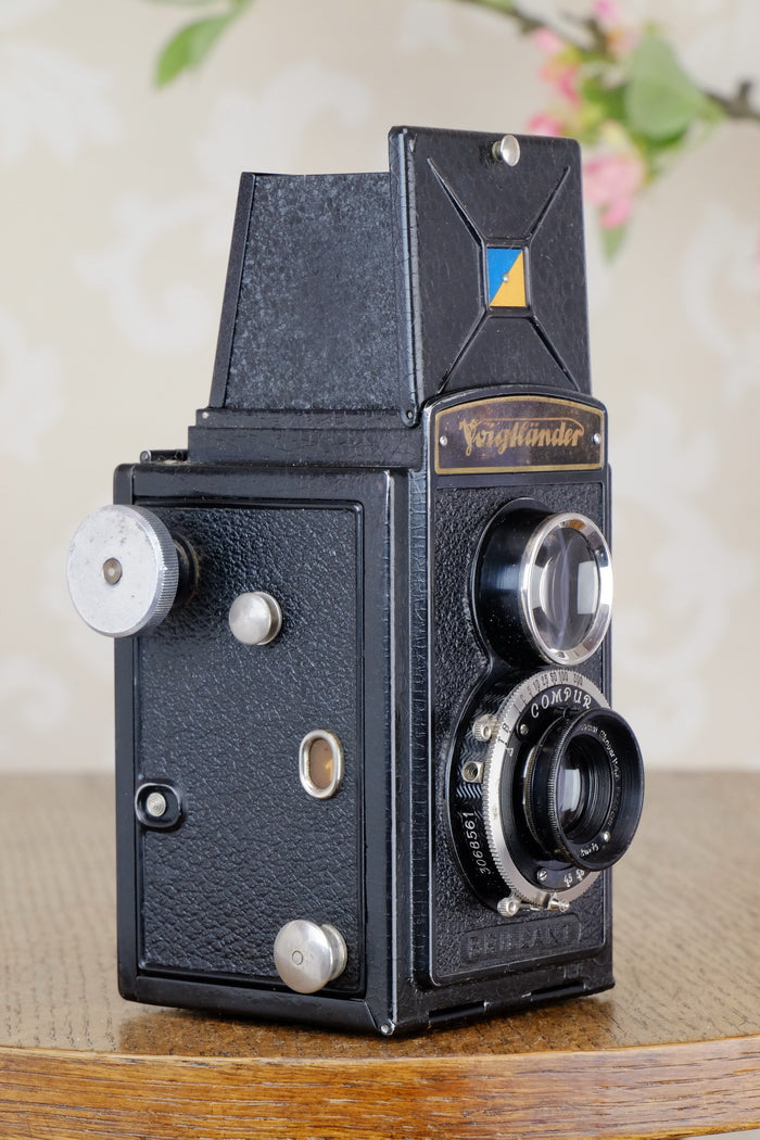 1932 Voigtlander Brillant 6x6 TLR, CLA'd, Freshly Serviced! - Voigtlander- Petrakla Classic Cameras