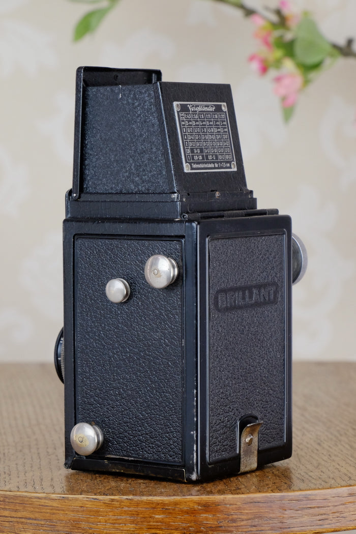 1932 Voigtlander Brillant 6x6 TLR, CLA'd, Freshly Serviced! - Voigtlander- Petrakla Classic Cameras