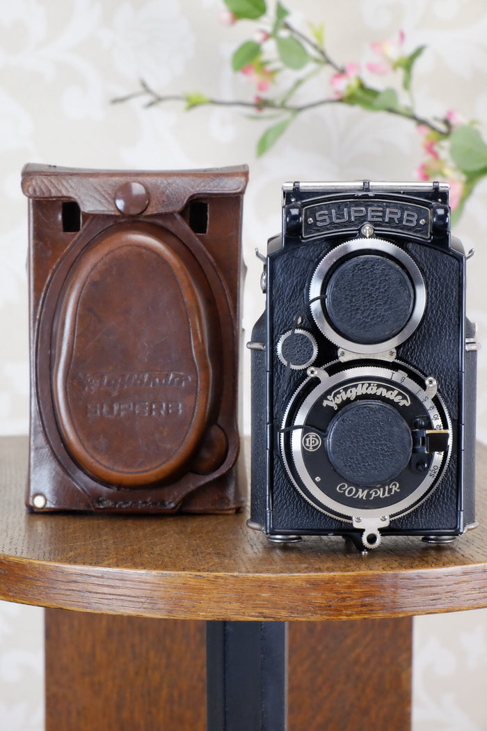 1934 Voigtlander 6x6 Superb TLR, CLAd, Freshly Serviced! - Voigtlander- Petrakla Classic Cameras