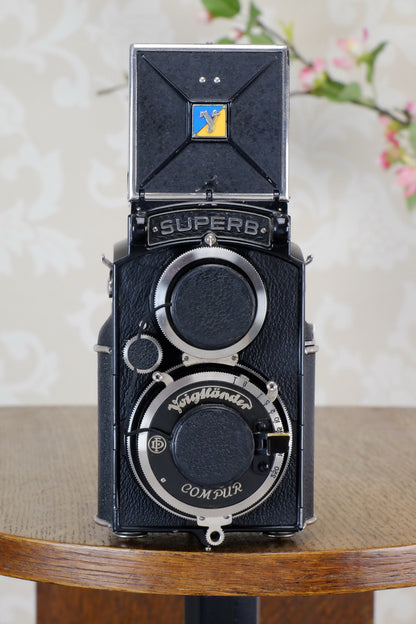 1934 Voigtlander 6x6 Superb TLR, CLAd, Freshly Serviced! - Voigtlander- Petrakla Classic Cameras