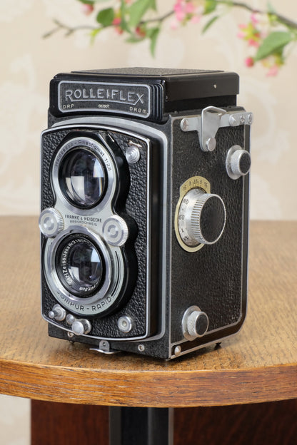 SUPERB! 1938 Rolleiflex Automat, Freshly Serviced, CLA’d - Frank & Heidecke- Petrakla Classic Cameras