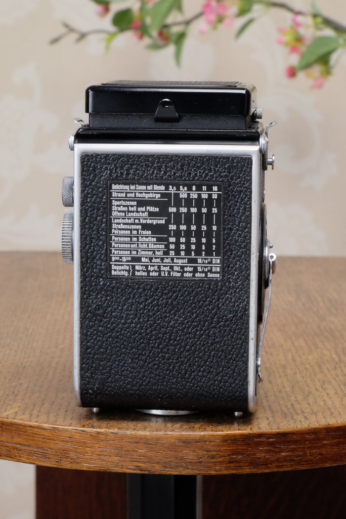 SUPERB! 1938 Rolleiflex Automat, Freshly Serviced, CLA’d - Frank & Heidecke- Petrakla Classic Cameras