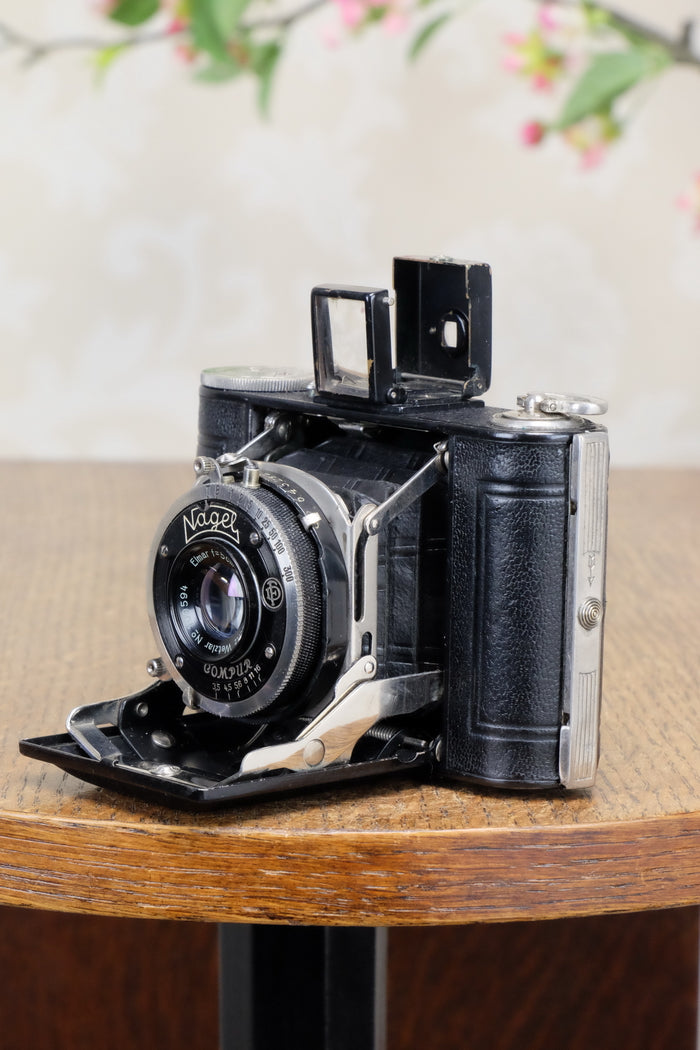 Rare 1931 Nagel Vollenda with desirable LEITZ ELMAR, Freshly Serviced! - Nagel- Petrakla Classic Cameras