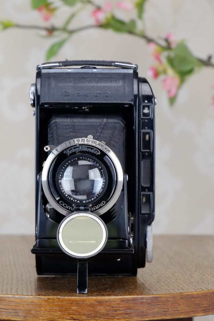 Excellent! 1936 Voigtlander 6x9 Bessa Rangefinder with Skopar lens, Freshly serviced. - Voigtlander- Petrakla Classic Cameras