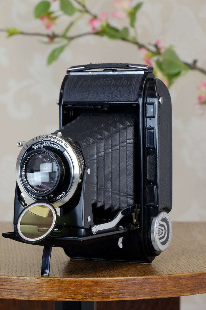 Excellent! 1936 Voigtlander 6x9 Bessa Rangefinder with Skopar lens, Freshly serviced. - Voigtlander- Petrakla Classic Cameras