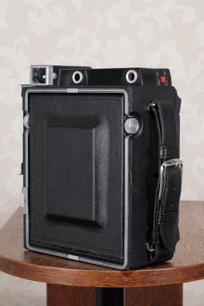 Near Mint! 1956 Graflex Crown Graphic, 4x5 coupled Rangefinder, CLA'd, FRESHLY SERVICED! - Graflex- Petrakla Classic Cameras