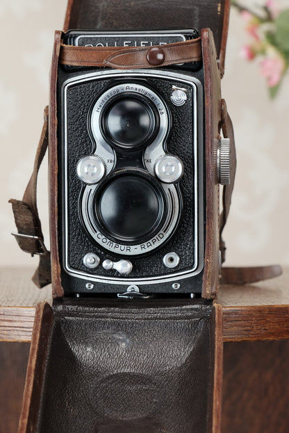 SUPERB! 1937 Rolleiflex Automat, Freshly Serviced, CLA’d - Frank & Heidecke- Petrakla Classic Cameras