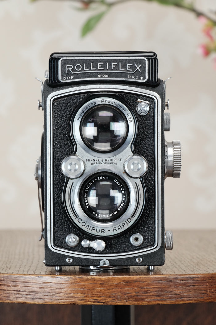 SUPERB! 1937 Rolleiflex Automat, Freshly Serviced, CLA’d - Frank & Heidecke- Petrakla Classic Cameras