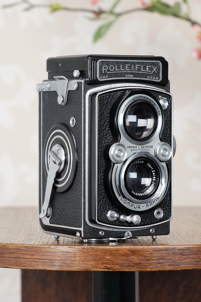 SUPERB! 1937 Rolleiflex Automat, Freshly Serviced, CLA’d - Frank & Heidecke- Petrakla Classic Cameras