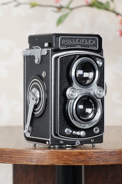 SUPERB! 1937 Rolleiflex Automat, Freshly Serviced, CLA’d - Frank & Heidecke- Petrakla Classic Cameras