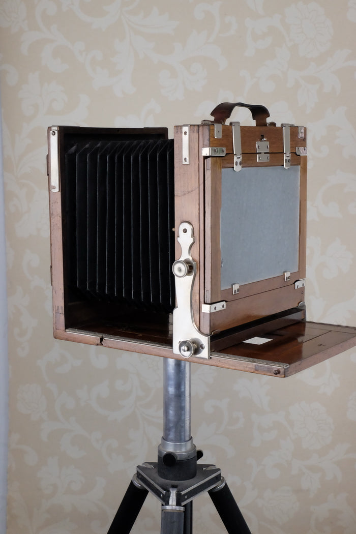 Excellent! 1900 Large Format 5x7 camera with 180mm HELIAR lens! CLA'd, Freshly Serviced - Voigtlander- Petrakla Classic Cameras