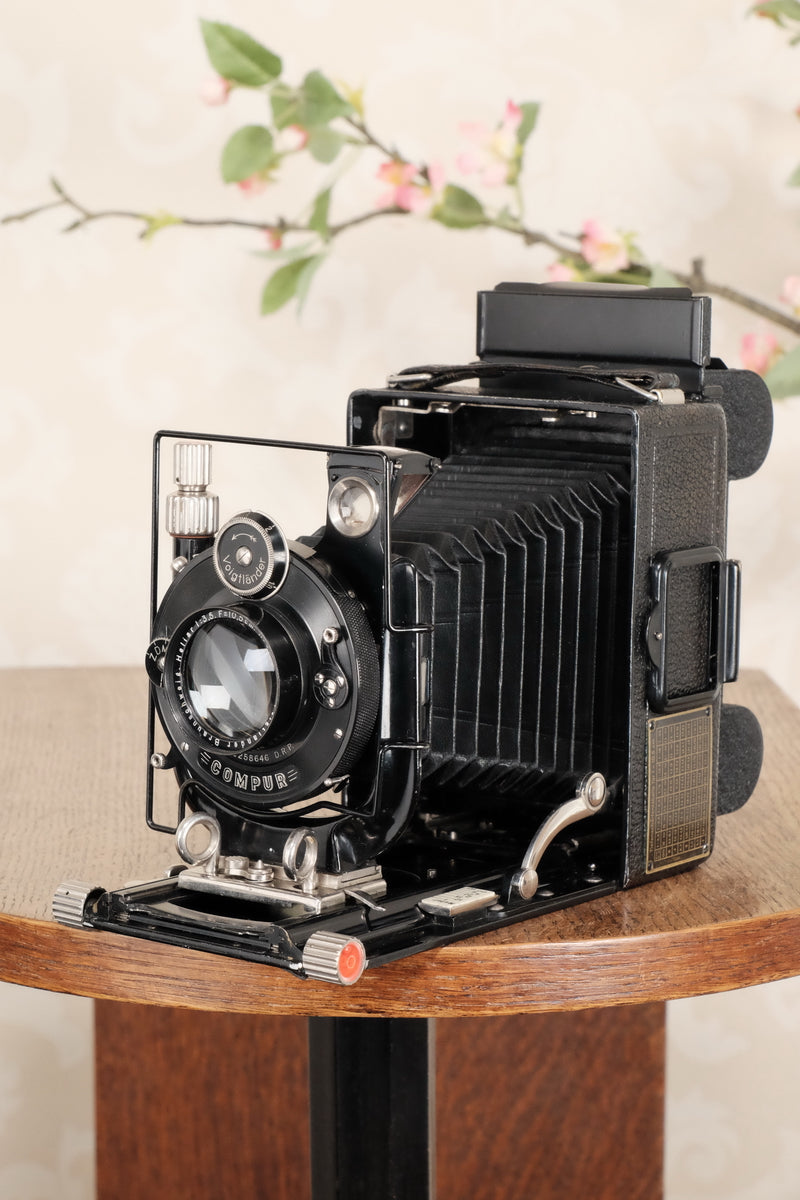 1928 Voigtlander Bergheil Camera with HELIAR LENS! Freshly serviced CLA’d - Voigtlander- Petrakla Classic Cameras