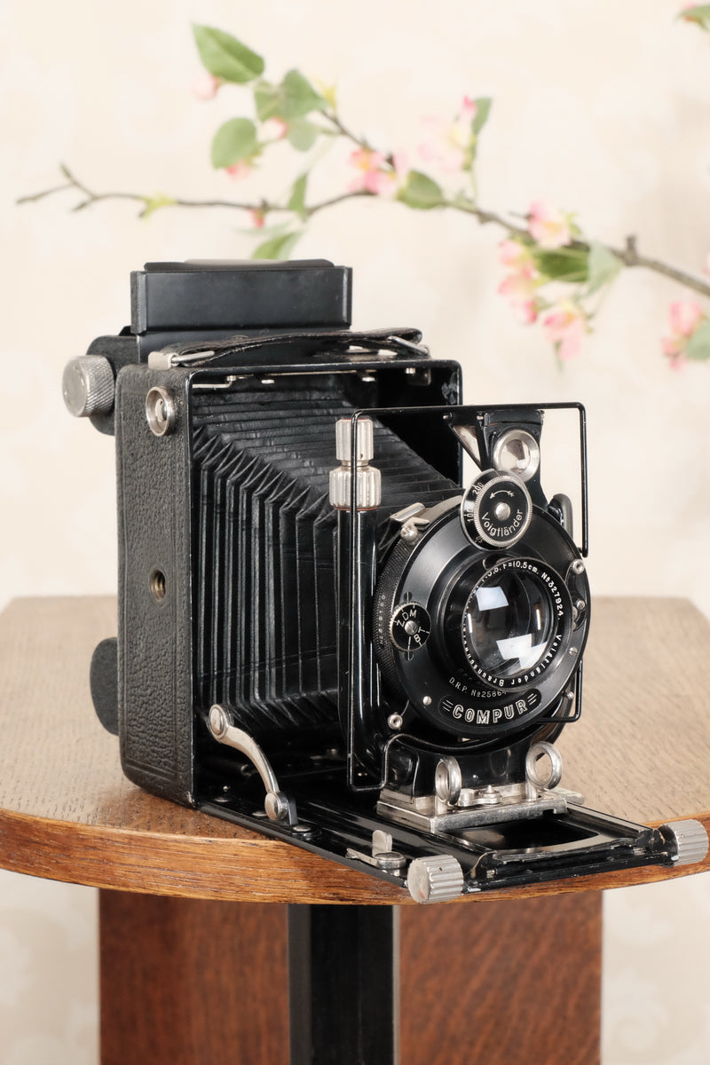 1928 Voigtlander Bergheil Camera with HELIAR LENS! Freshly serviced CLA’d - Voigtlander- Petrakla Classic Cameras