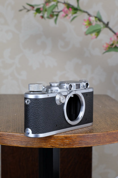 1938 Leitz Leica body, CLA'd, Freshly Serviced! - Leitz- Petrakla Classic Cameras