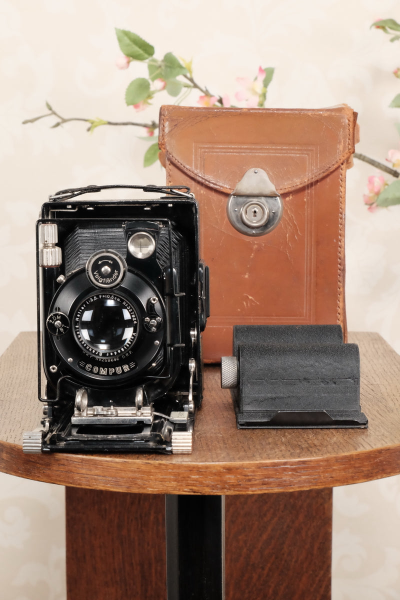 1928 Voigtlander Bergheil Camera with HELIAR LENS! Freshly serviced CLA’d - Voigtlander- Petrakla Classic Cameras