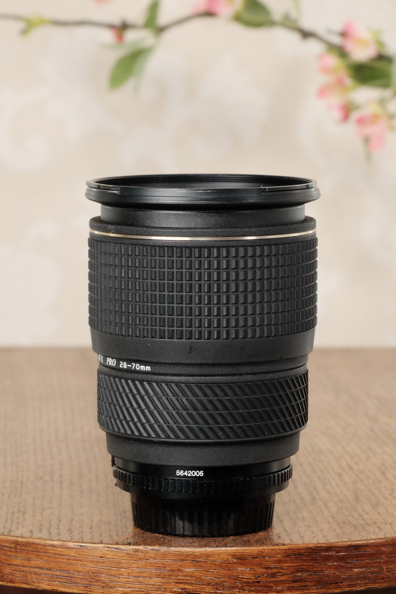 Superb! Tokina AT-X 28-70mm f2.6-2.8 AF lens, A Superb Bokeh Lens! Nikon mount. - Tokina- Petrakla Classic Cameras