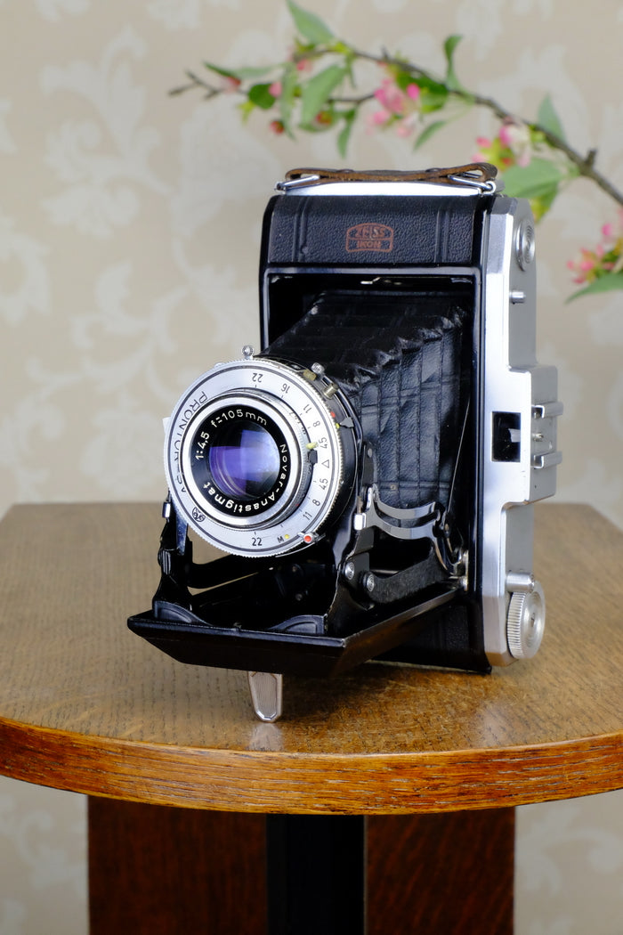 Excellent! 1955 6x9 Zeiss-Ikon Nettar, CLA'd, Freshly Serviced! - Zeiss-Ikon- Petrakla Classic Cameras