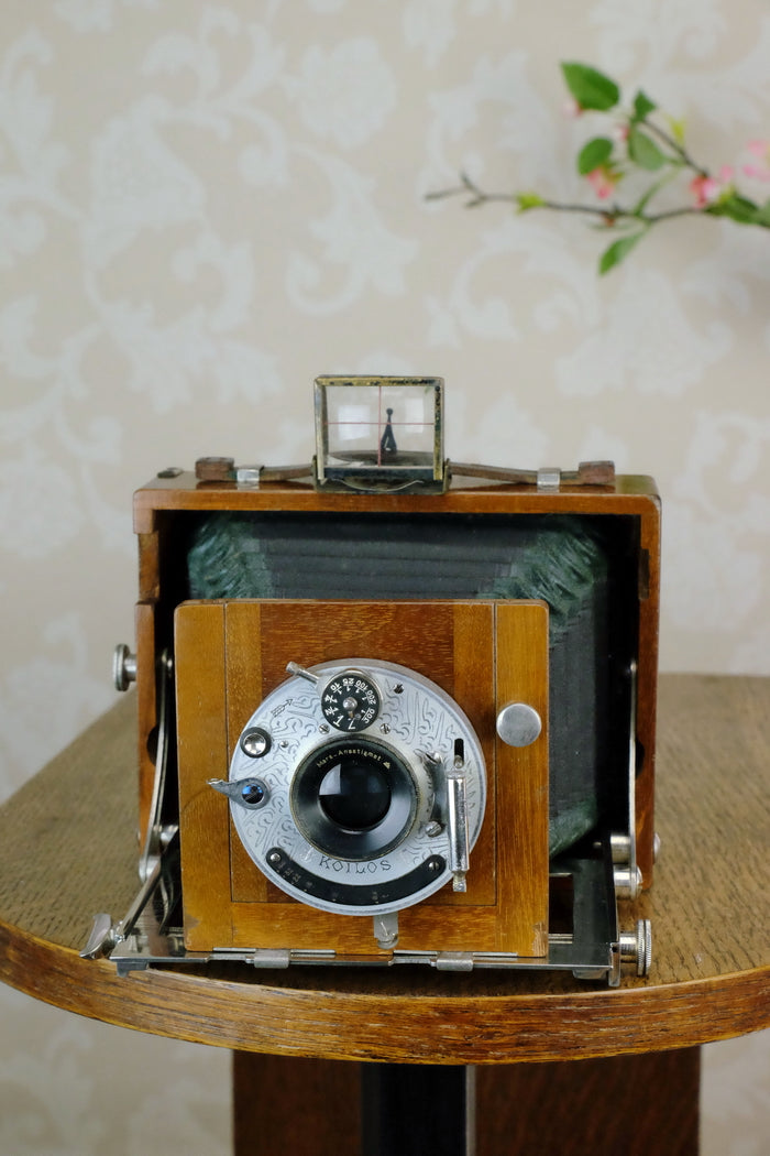 1902 Gaertig & Thiemann Wooden Camera complete with lens & film holders - Gaertig & Thiemann- Petrakla Classic Cameras