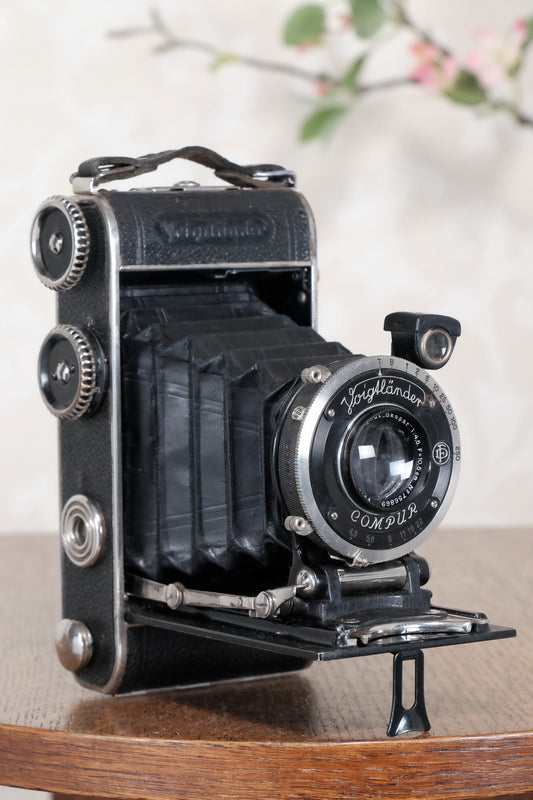 1934 Voigtlander Inos II 6x9 Folder, CLA’d, Freshly Serviced! - Voigtlander- Petrakla Classic Cameras