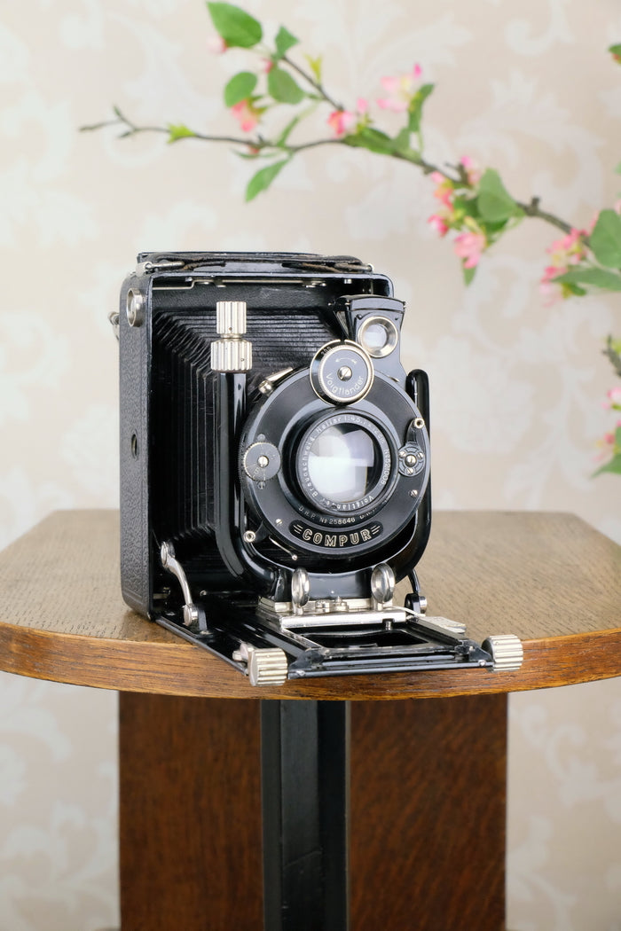 Excellent! 1929 Voigtlander Bergheil Camera with HELIAR LENS! Freshly serviced CLA’d - Voigtlander- Petrakla Classic Cameras