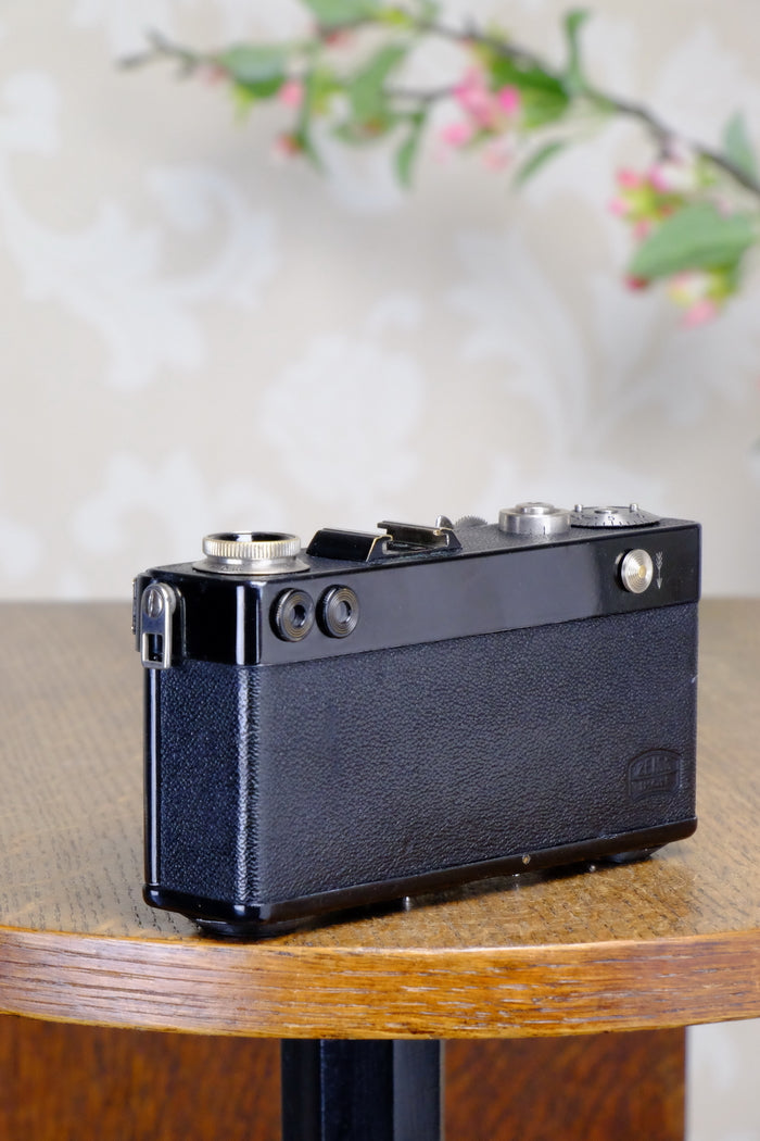 SUPERB! 1936 Zeiss Ikon Contax I, 35mm rangefinder, CLA’d, FRESHLY SERVICED - Zeiss-Ikon- Petrakla Classic Cameras