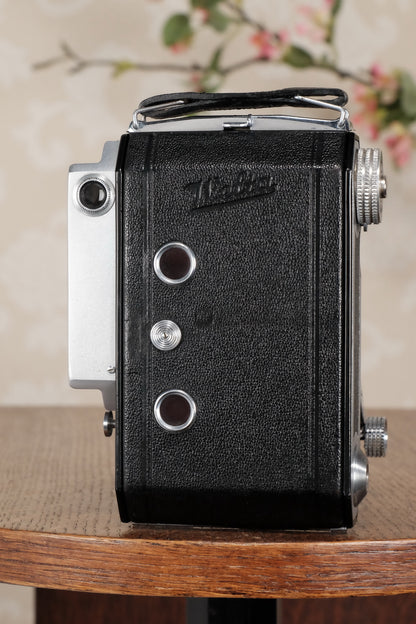 C1937 WELTA WELTUR, 6x4.5 Medium format, Coupled Rangefinder Camera, Freshly serviced! - Welta- Petrakla Classic Cameras