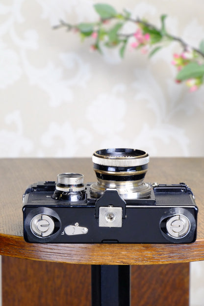 SUPERB! 1936 Zeiss Ikon Contax I, 35mm rangefinder, CLA’d, FRESHLY SERVICED - Zeiss-Ikon- Petrakla Classic Cameras