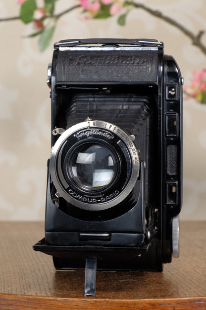 Superb! 1939 Voigtlander 6x9 Bessa Rangefinder. Freshly Serviced, CLA'd.