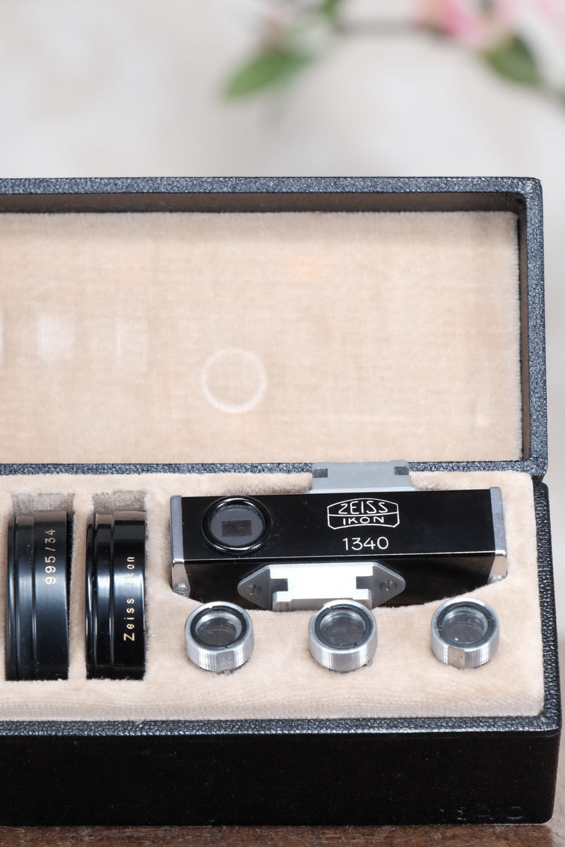 ZEISS IKON CONTAMETER 1340 Close-Up set for the Prewar & Wartime Contax III camera. - Zeiss-Ikon- Petrakla Classic Cameras