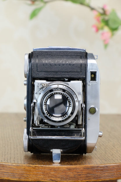 SUPERB!  1938 Welta Weltini, 35mm Rangefinder Camera, CLA'd, Freshly Serviced! - Welta- Petrakla Classic Cameras