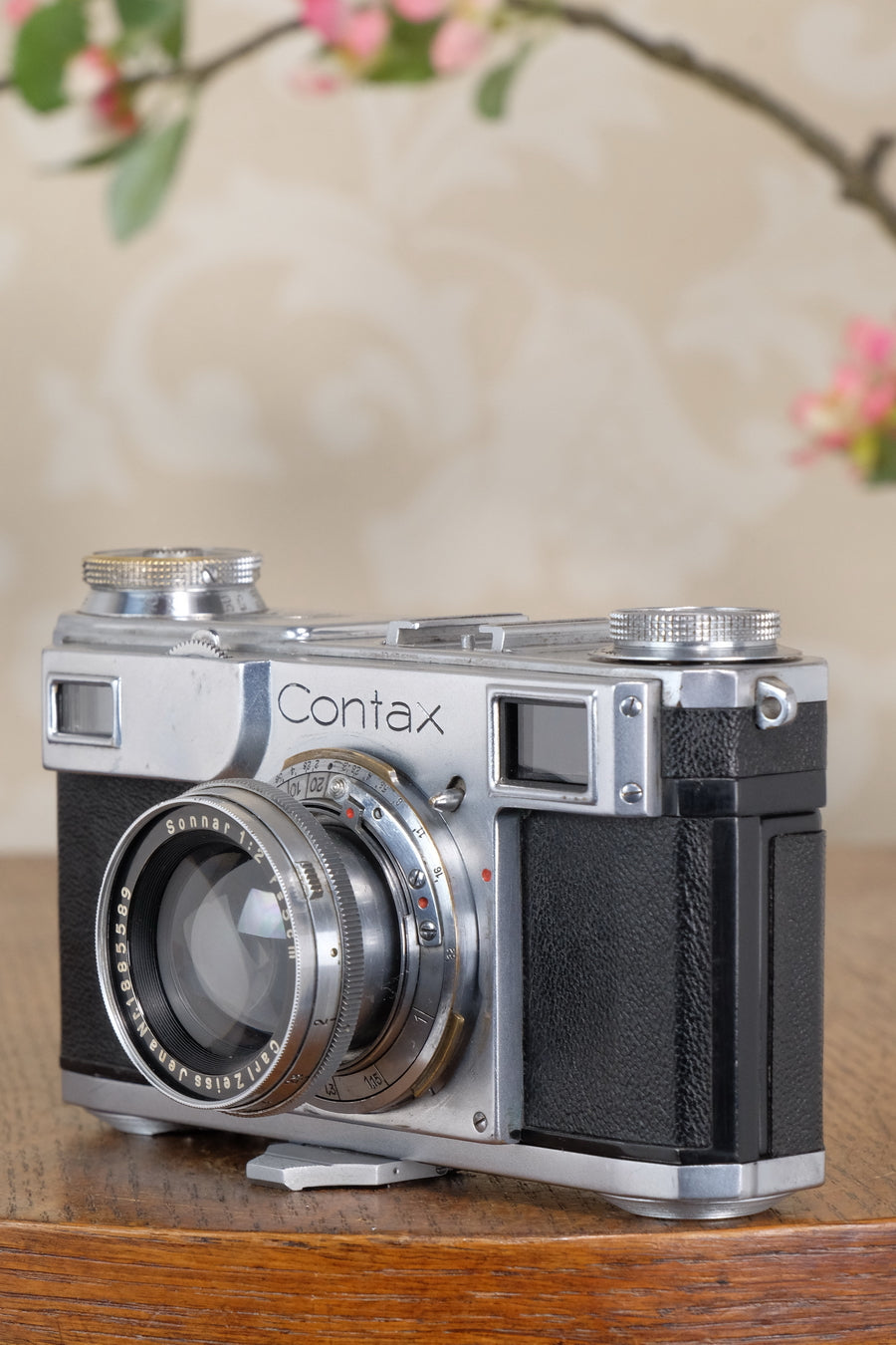 1936 Zeiss Ikon Contax II Rangefinder Camera & Zeiss Sonnar lens, CLA'd, Freshly Serviced!