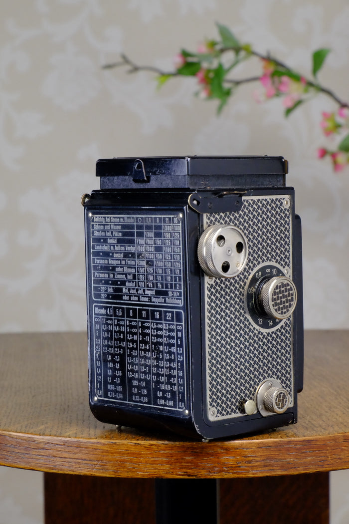 1934 Art-Deco Nickel-plated Rolleicord CLA’d Freshly Serviced! - Frank & Heidecke- Petrakla Classic Cameras