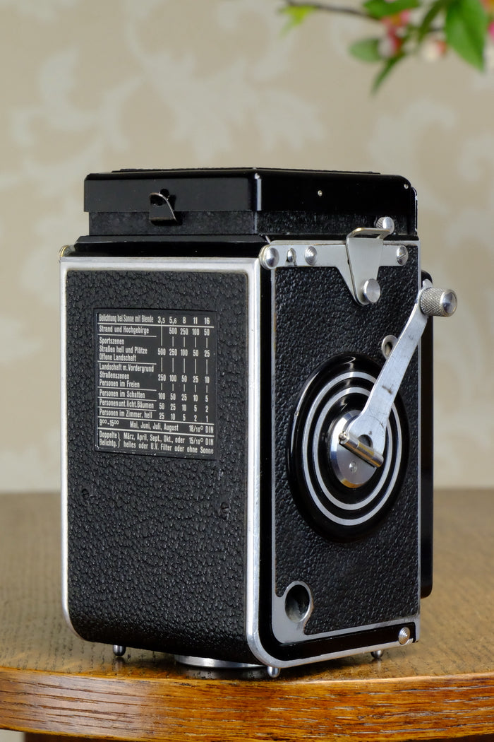 Excellent! 1938 Rolleiflex Automat, Freshly Serviced, CLA’d - Frank & Heidecke- Petrakla Classic Cameras