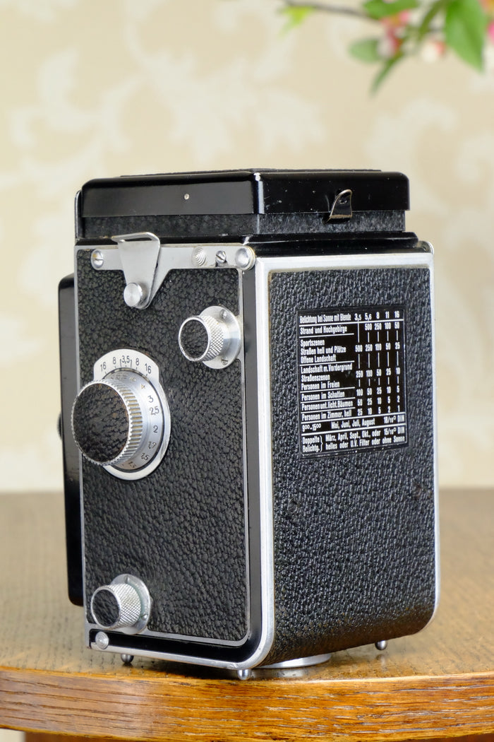 Excellent! 1938 Rolleiflex Automat, Freshly Serviced, CLA’d - Frank & Heidecke- Petrakla Classic Cameras