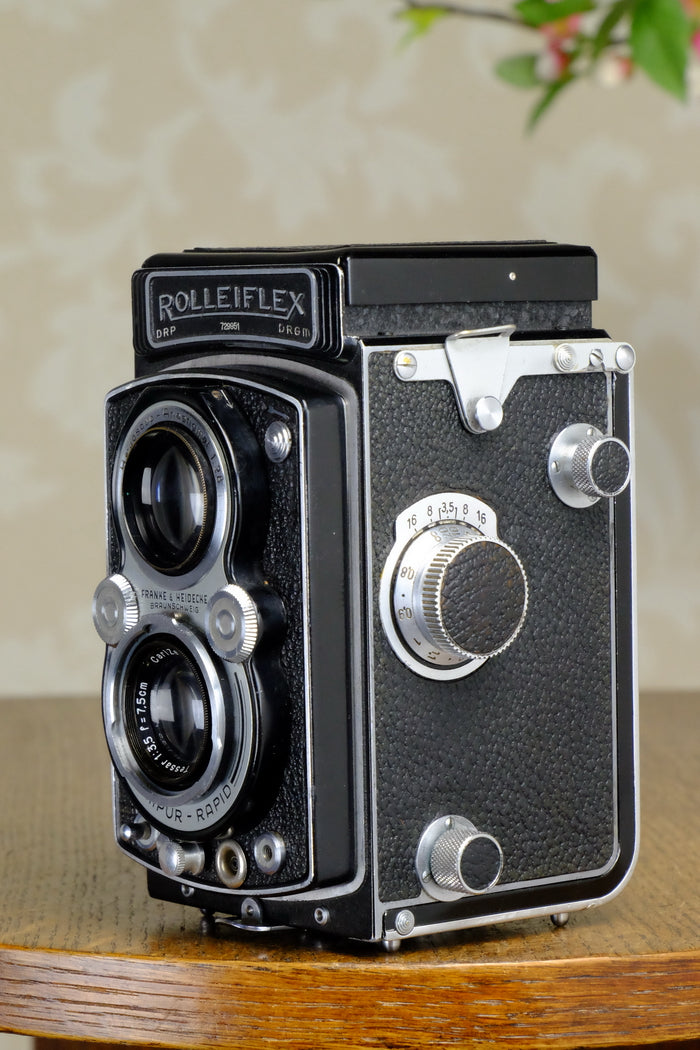 Excellent! 1938 Rolleiflex Automat, Freshly Serviced, CLA’d - Frank & Heidecke- Petrakla Classic Cameras