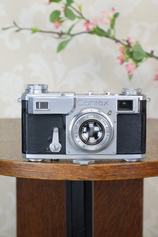 1938 Zeiss Ikon Contax II CLA'd, Freshly Serviced! - Zeiss-Ikon- Petrakla Classic Cameras