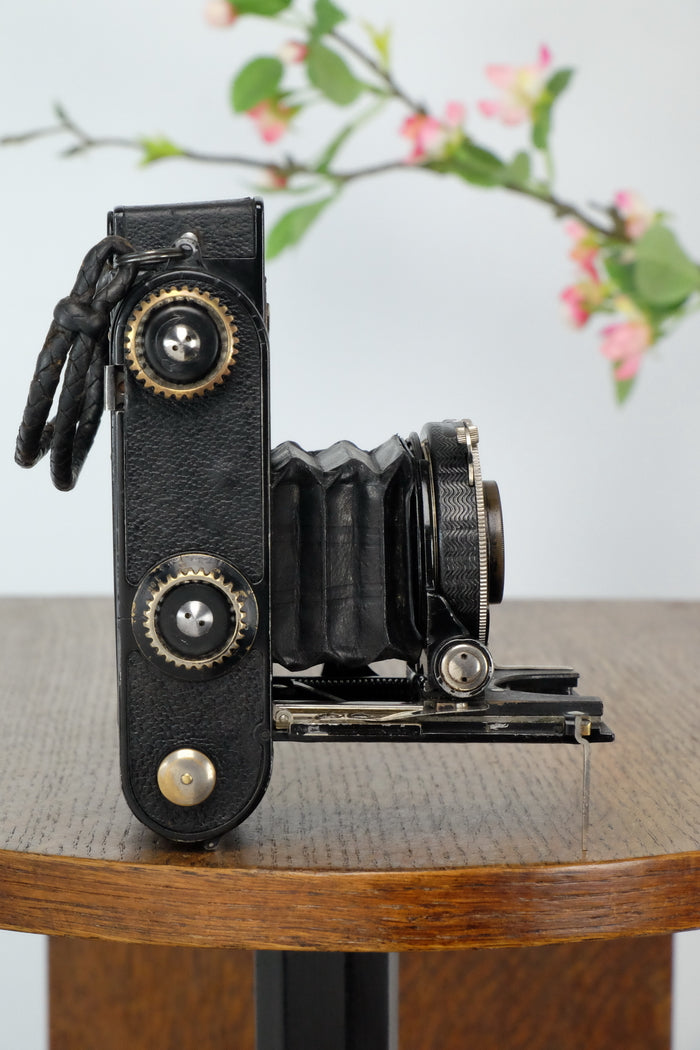 1934 Voigtlander Virtus 6x4.5 Folder, CLAd, Freshly Serviced! - Voigtlander- Petrakla Classic Cameras