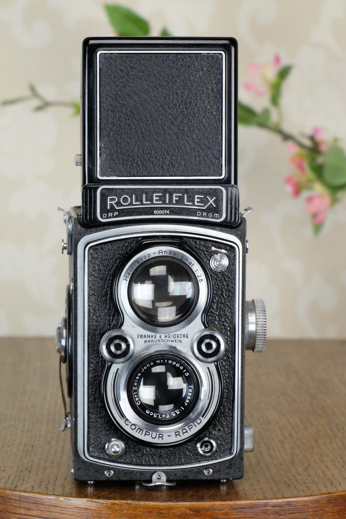 SUPERB! 1937 Rolleiflex Automat, Freshly Serviced, CLA’d - Frank & Heidecke- Petrakla Classic Cameras