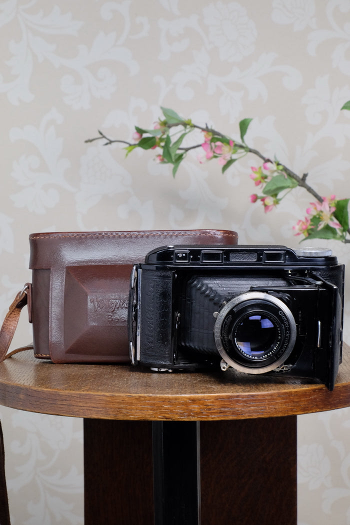 1938 Voigtlander 6x9 Bessa Rangefinder with Coated lens, case and reduction mask! CLA'd, Freshly Serviced! - Voigtlander- Petrakla Classic Cameras