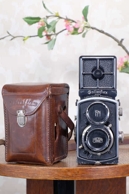 Rare! 1932 4x4 Baby Rolleiflex with 2.8/60mm Tessar, Freshly Serviced, CLA’d