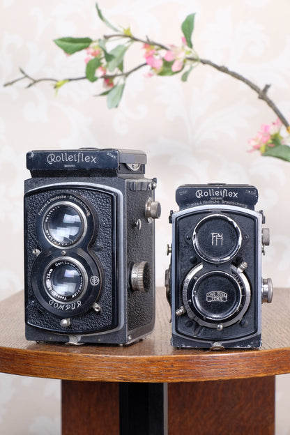 Rare! 1932 4x4 Baby Rolleiflex with 2.8/60mm Tessar, Freshly Serviced, CLA’d