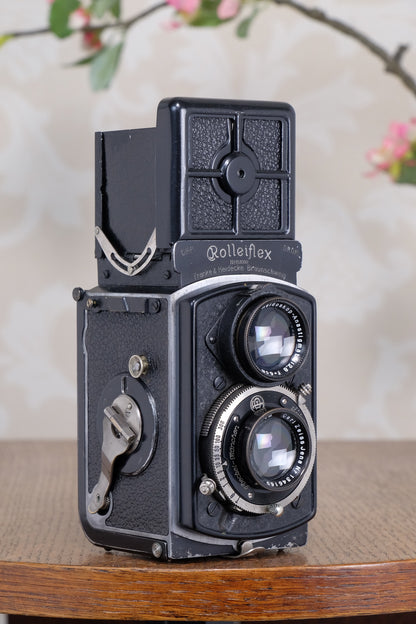 Rare! 1932 4x4 Baby Rolleiflex with 2.8/60mm Tessar, Freshly Serviced, CLA’d