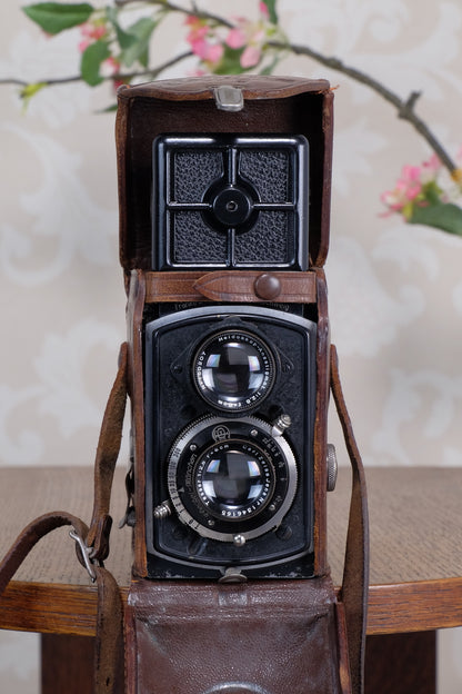 Rare! 1932 4x4 Baby Rolleiflex with 2.8/60mm Tessar, Freshly Serviced, CLA’d