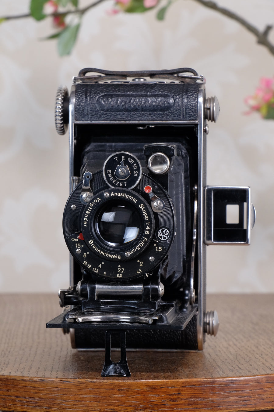 Near Mint! 1934 Voigtlander 6x9 Folder, CLA’d, Freshly Serviced!