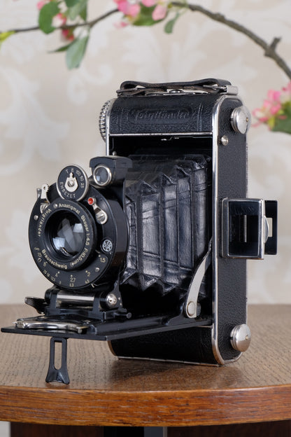 Near Mint! 1934 Voigtlander 6x9 Folder, CLA’d, Freshly Serviced!