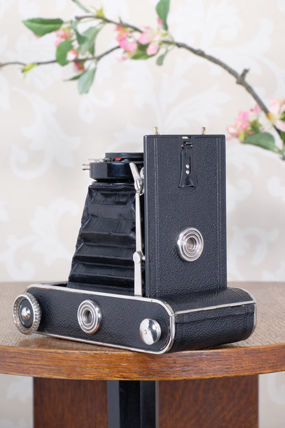 Near Mint! 1934 Voigtlander 6x9 Folder, CLA’d, Freshly Serviced!