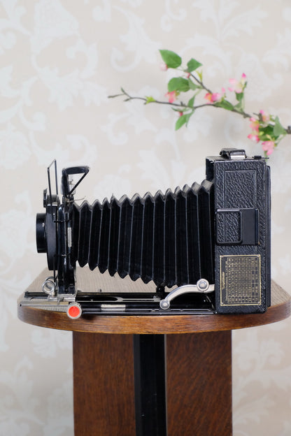 1931 Voigtlander 9x12 Bergheil Camera with HELIAR LENS!  Freshly serviced CLA’d - Voigtlander- Petrakla Classic Cameras