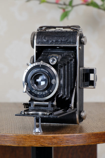 1935 Voigtlander Inos II 6x9 Folder, CLA’d, Freshly Serviced! - Voigtlander- Petrakla Classic Cameras