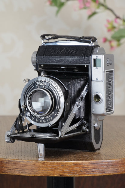 1938 WELTA WELTUR, CLA’d 6x6 Medium format, Coupled Rangefinder Camera, FRESHLY SERVICED! - Welta- Petrakla Classic Cameras